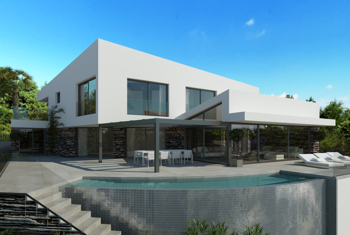ew to be built designer villa