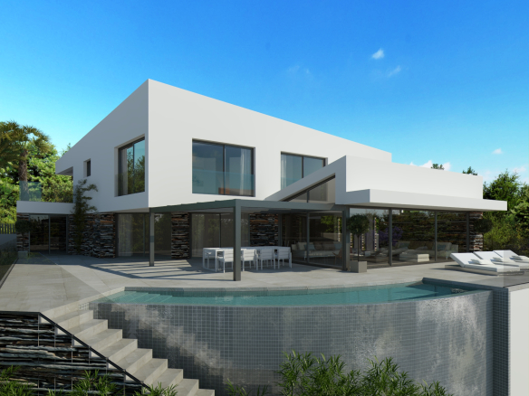 ew to be built designer villa