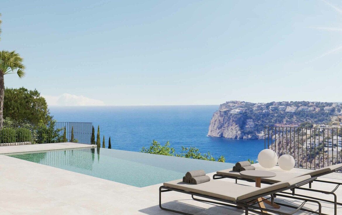 Luxury villa with sea views for sale Cala Llamp Mallorca