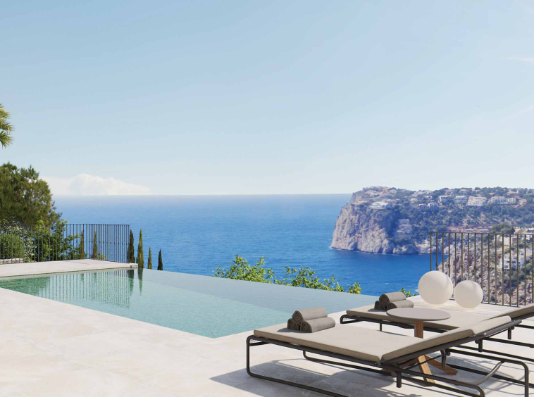 Luxury villa with sea views for sale Cala Llamp Mallorca